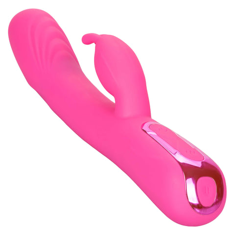 Jack Rabbit Elite Rocking Rabbit Pink Silicone Vibrator with 3 Speeds and 10 Modes, USB Rechargeable, 7.5 Inches VIBRATORS-RABBIT