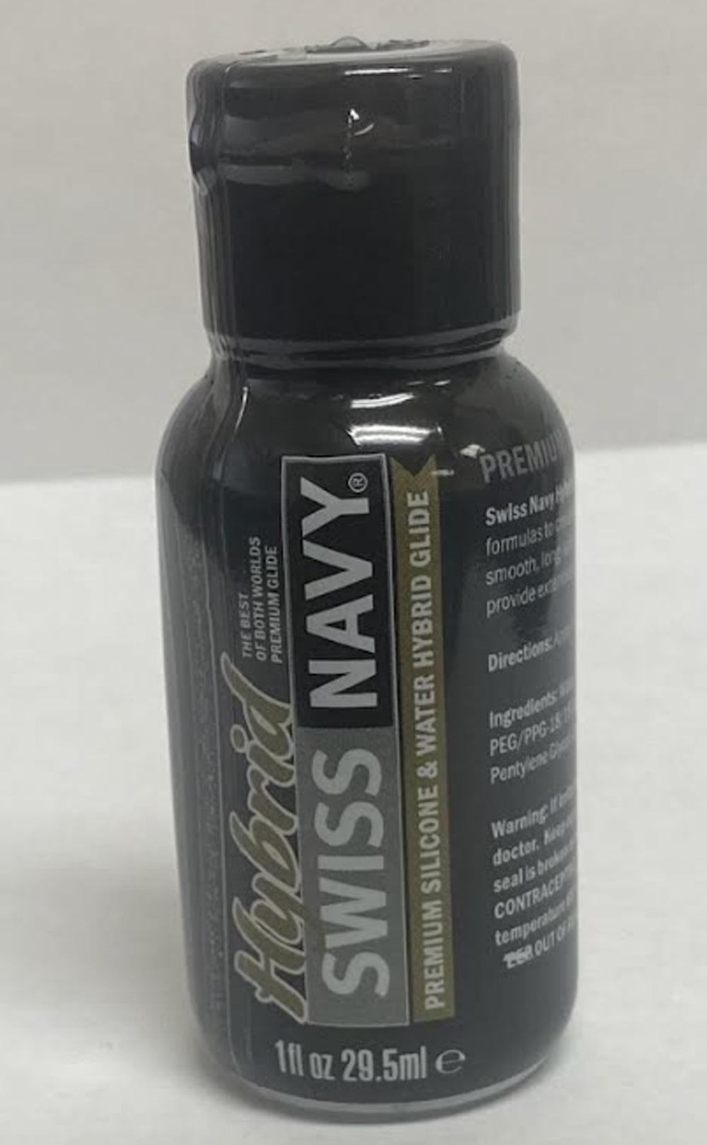 Swiss Navy Hybrid Lubricant 1oz 29.5ml Long Lasting Silicone and Water Based Personal Lubricant Default Title > Lube > Hybrid