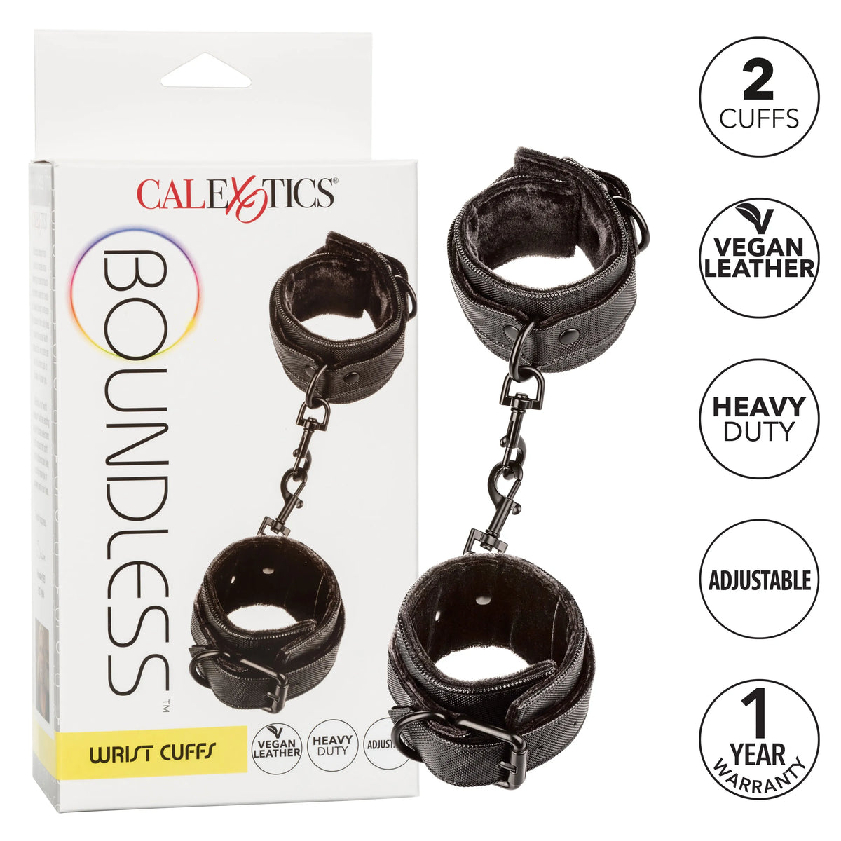 Boundless Wrist Cuffs – Flexible Swivel Design Clasp Restraint > Bondage Gear > Restraints