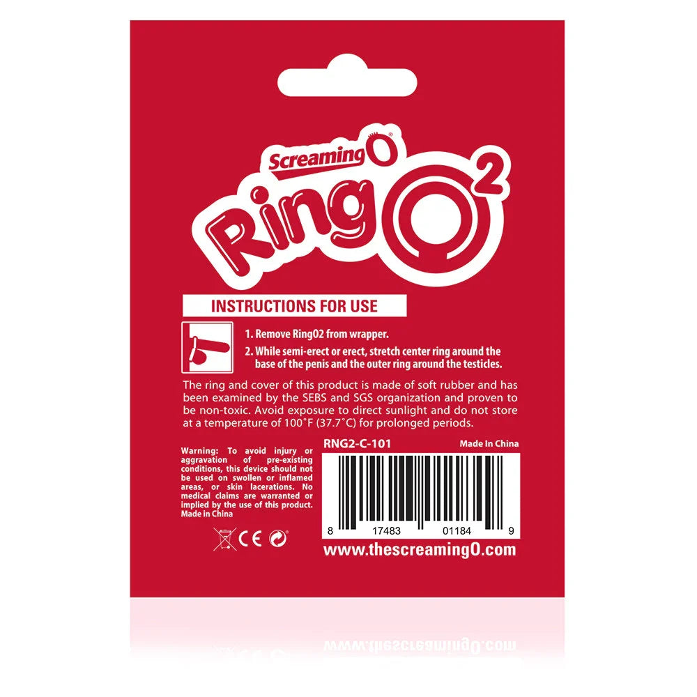 RingO RingO 2 Dual Cock Ring – Dual Loop Penis and Testicles Ring > Cock Ring > Single