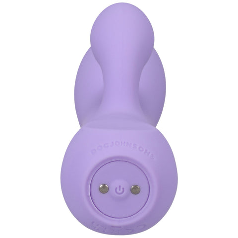 Aura Rechargeable Silicone Rabbit Vibrator in Soft Lilac VIBRATORS-RABBIT