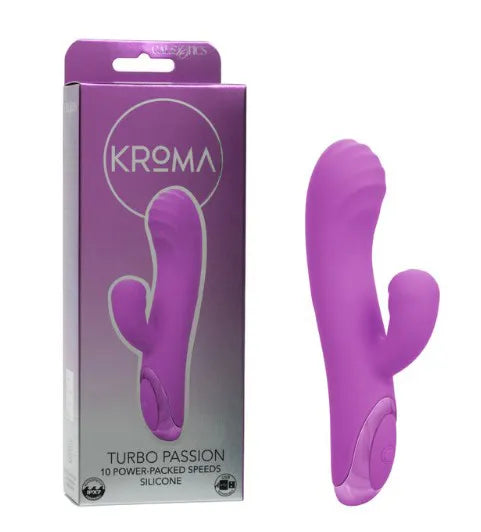 Kroma Turbo Passion – Petite Dual Stimulator Purple > Vibrators > Ladies > Rabbit Main image