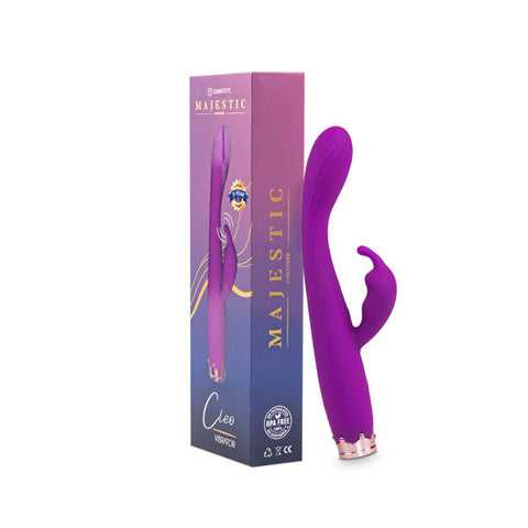 Majestic Purple G-Spot Vibrator with 10 Vibration Modes VIBRATORS-RABBIT