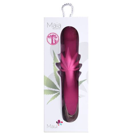 Maui Dual Motor G-Spot Rechargeable Vibrator in Pink VIBRATORS-RABBIT