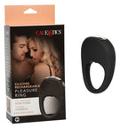 CalExotics Silicone Pleasure Ring Black with 12 Intense Vibration Functions Waterproof > Cock Ring > Vibrating