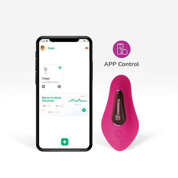 App Controlled Pink Tinker Panty Vibrator for Discreet Use Panty Vibrators
