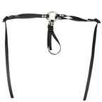 Bare As You Dare Strap-On Harness – Adjustable Thong-Style Strap-On Harness Black > Dildos > Strap On Harnesses