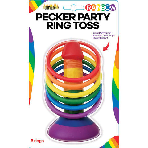 Rainbow Pecker Party Ring Toss Game Adult Erotic Party Toy Gag Gifts & Novelties