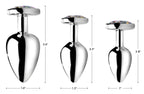 Rainbow Prism Heart-Shaped Small Anal Plug – Glass Material Beginner Size Anal Plug > Anal Range > Jewel Butt Plugs