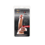Raw Ultra Realistic Brown 7 Inch Dildo with Bendable Design and Balls > Dildos > Realistic Dildos