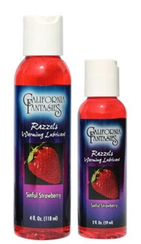 Razzels Sinful Strawberry Warming Personal Lubricant 2.5 Oz > Lube > Flavoured