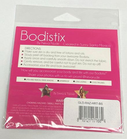 Razzle Dazzle Crystal Jewel Sparkle Gold – Luxury Body Stickers Body Jewelry (Non Piercing)