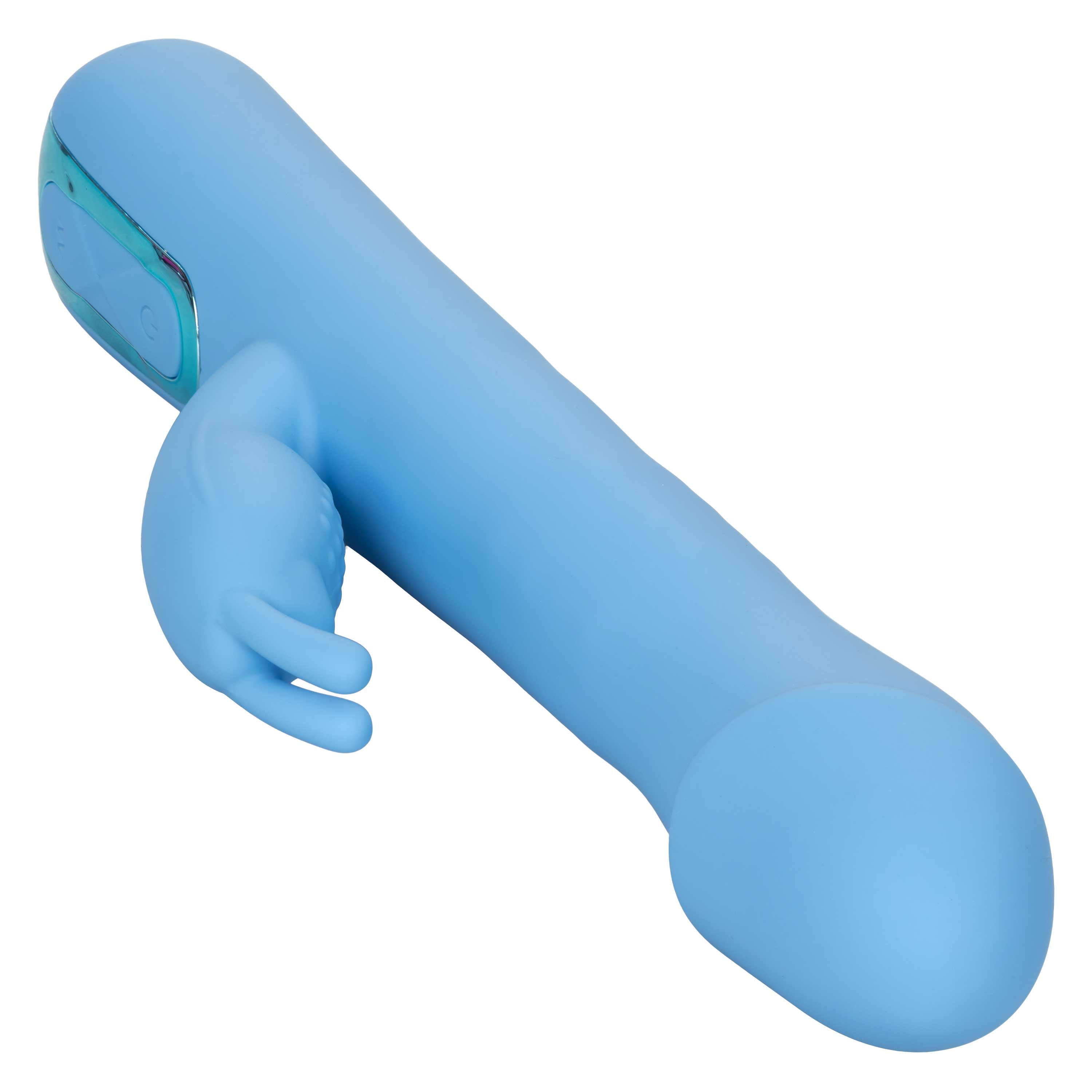 Jack Rabbit Elite Rotating Rabbit Vibrator with 10 Functions Blue VIBRATORS-RABBIT