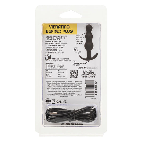 Boundless Vibrating X5 Beaded Curve Plug > Anal Range > Anal Beads