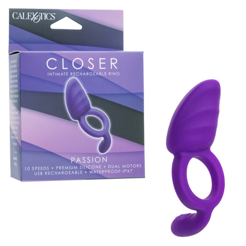 Closer Intimate Rechargeable Ring Passiona (Purple) – Rechargeable Pleasure Ring > Sex Toys > Couples Toys