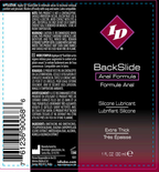 ID BackSlide Anal Formula – Silicone-Based Lubricant with Desensitizing Botanicals 30ml > Lube > Anal