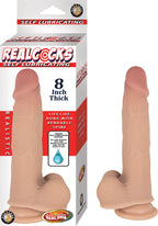 Realcocks Self Lubricating 8 Inch Thick White Bendable Dong > Dildos > Realistic Dildos