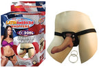 Realistic 6.5-Inch Curved Dong with Universal Strap-On Harness > Dildos > Strap On Harnesses