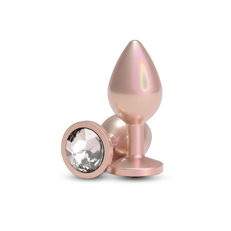 Rear Assets Iridescent Champagne Medium 3.23 Inch – Lightweight Butt Plug > Anal Range > Butt Plugs