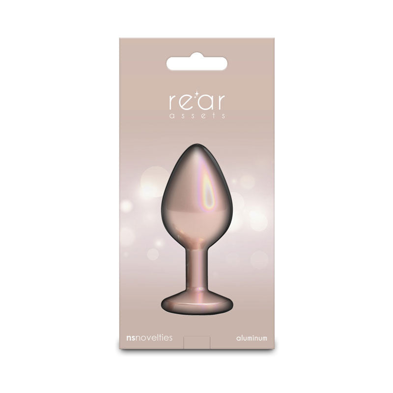 Rear Assets Iridescent Champagne Medium 3.23 Inch – Lightweight Butt Plug > Anal Range > Butt Plugs