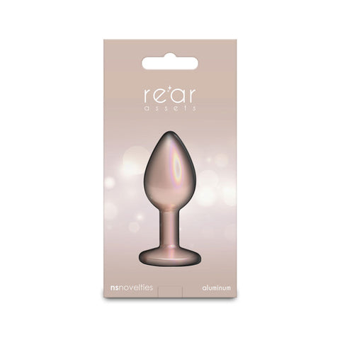 Rear Assets Iridescent Champagne Small – Lightweight Butt Plug Butt Plugs