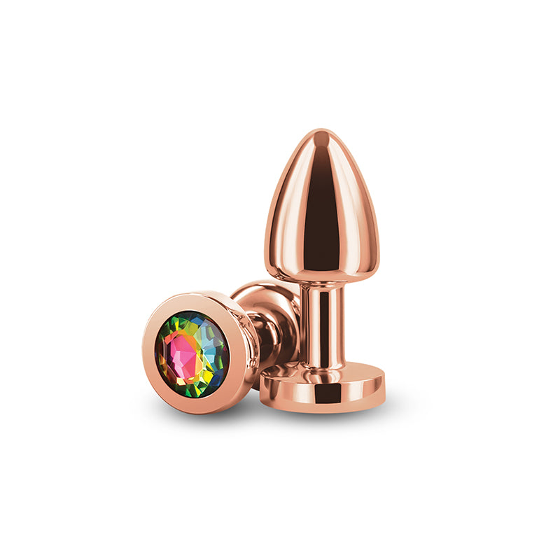 Rear Assets Petite Anal Toy with Rainbow Gem (6cm) > Anal Range > Jewel Butt Plugs