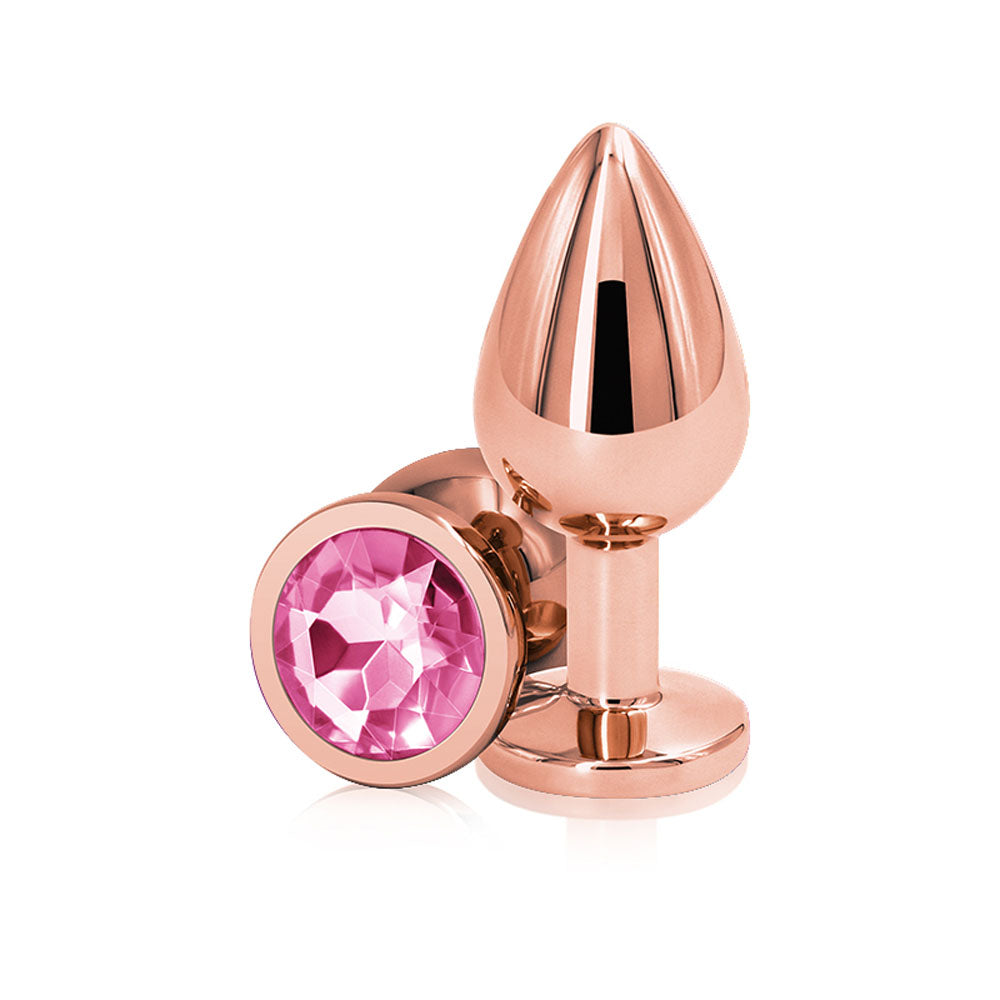 Rear Assets Rose Gold Medium (8 cm) – Metal Butt Plug > Anal Range > Jewel Butt Plugs