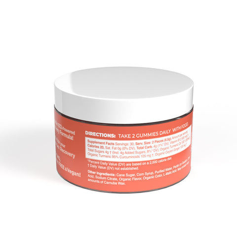 Recharge Recovery Gummies for Adults with Vitamin B12 and Turmeric ENHANCERS