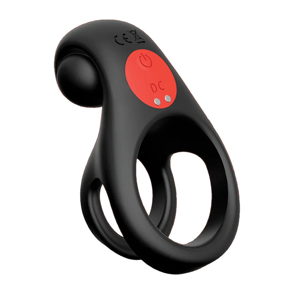 Red Dot Rings V2 Vibrating Cock & Ball Ring 10.2cm > Cock Ring > Vibrating