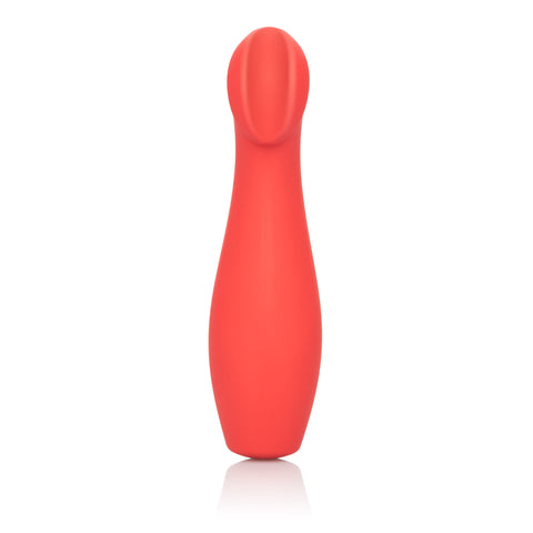 Red Hot Ignite Red Silicone Compact Clitoral Vibrator with 10 Intense Functions and USB Rechargeable Waterproof Design STIMULATORS