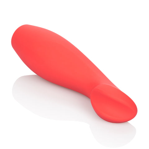 Red Hot Ignite Red Silicone Compact Clitoral Vibrator with 10 Intense Functions and USB Rechargeable Waterproof Design STIMULATORS