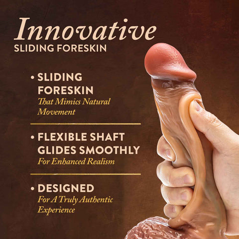 Renaissance Raphael (Tan) – Realistic 9.5 Inch Dildo With Balls > Realistic Dildos and Vibes > Penis Dildo
