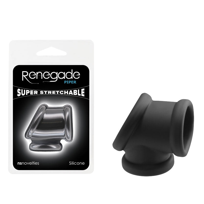 Renegade Piper - Soft Silicone Cock and Balls Ring 4.9 cm COCK RINGS