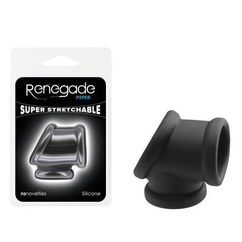 Renegade Piper - Soft Silicone Cock and Balls Ring 4.9 cm COCK RINGS
