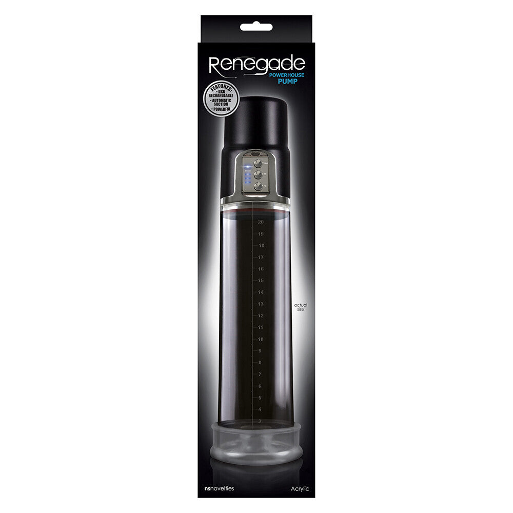 Renegade Powerhouse Suction Pump Device Black > Pumps > Penis Pumps Electric