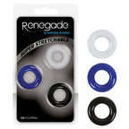 Renegade Stamina Rings (Set of 3) – Colored Stretchy TPE Cock Rings > Cock Ring > Sets