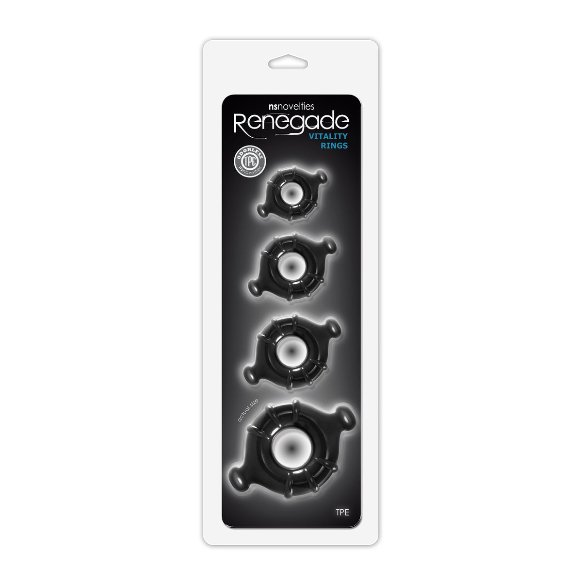 Renegade Vitality Cock Rings Set of Four Sizes > Cock Ring > Sets