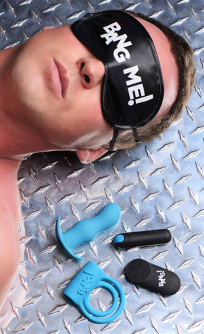 Bang Duo Blast Kit Blue Male Intimacy Toy for Dual Stimulation BULLETS
