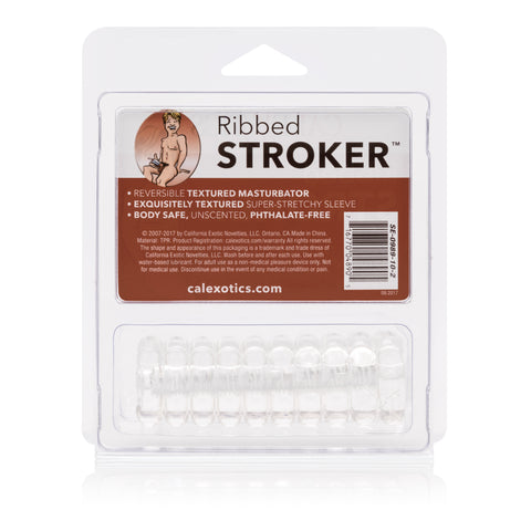 Ribbed Stroker Masturbator for Enhanced Sensation and Comfort Strokers - Manual