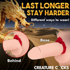Rise of the Dragon Red Silicone Cock Ring > Cock Ring > Single