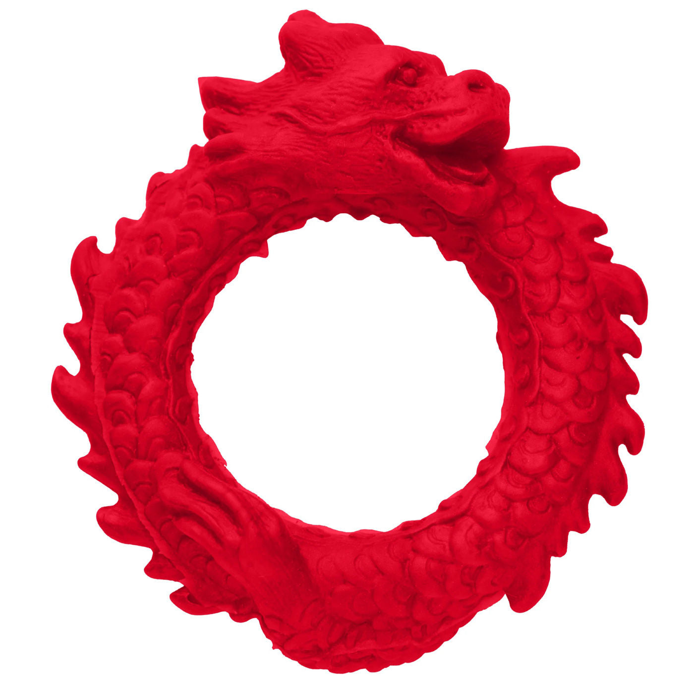 Rise of the Dragon Red Silicone Cock Ring > Cock Ring > Single