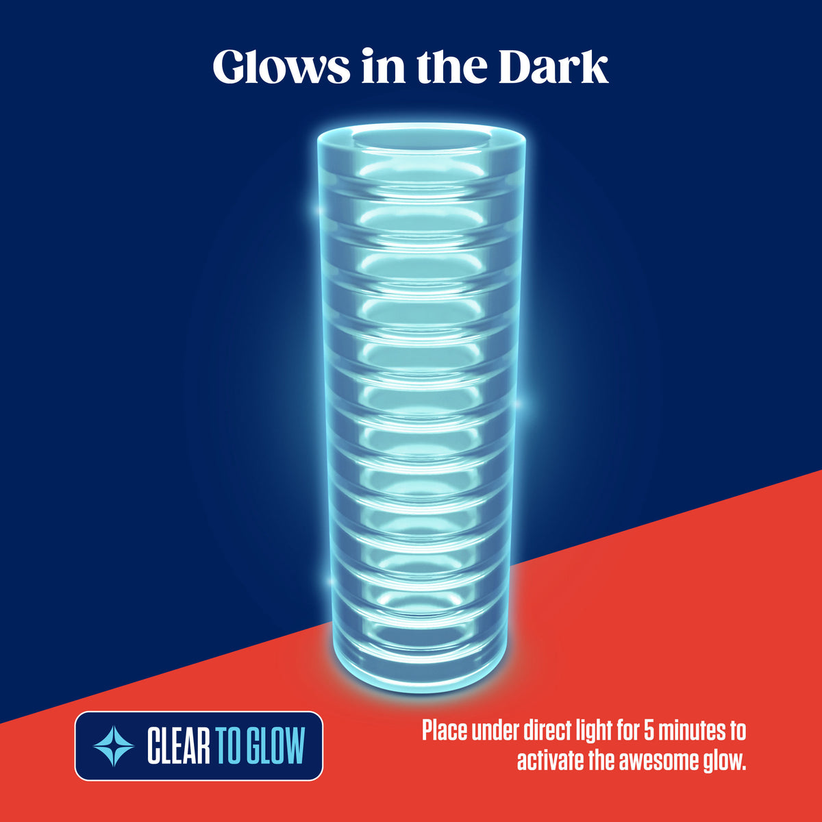 Rize Ribz Glow in the Dark Self-Lubricating Male Stroker > Sex Toys For Men > Masturbators > Manual