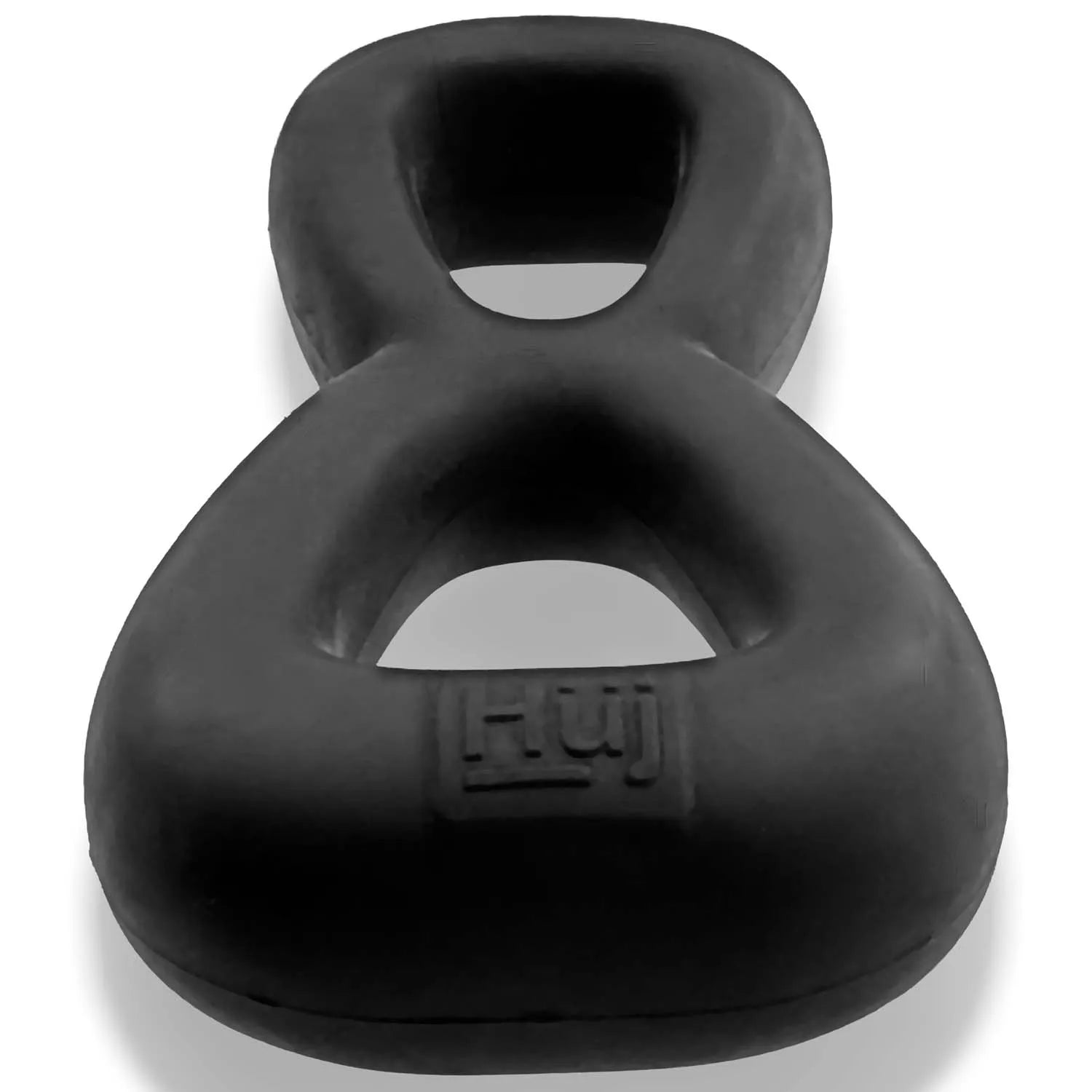 Boomerang Double-Ring Cockring & Nut-Tugger Black > Cock Ring > Single