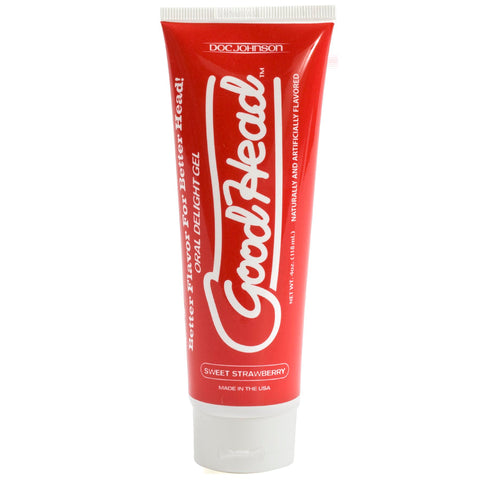 Goodhead Gel Strawberry 4 Ounce Oral Delight Gel Default Title Oral Gels & Sprays