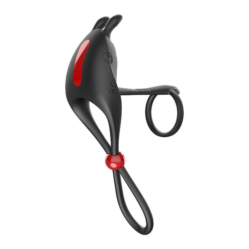 Nasstoys Cockpower (Black) – Remote-Controlled Cock Ring and Ball Cinch > Cock Ring > Adjustable