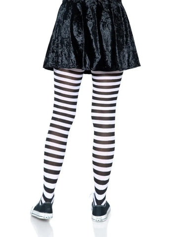 Leg Avenue Jada Striped Tights – Premium Women's Hosiery > Clothes > Hosiery > Pantyhose & Tights