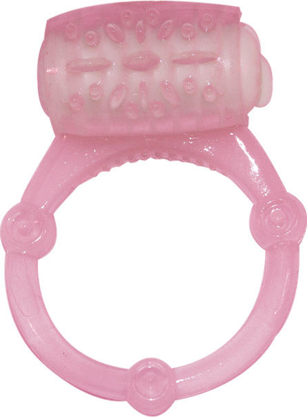 Humm Dinger Vibrating Penis Ring With Clitoral Stimulator Magenta Cock Rings Vibrating
