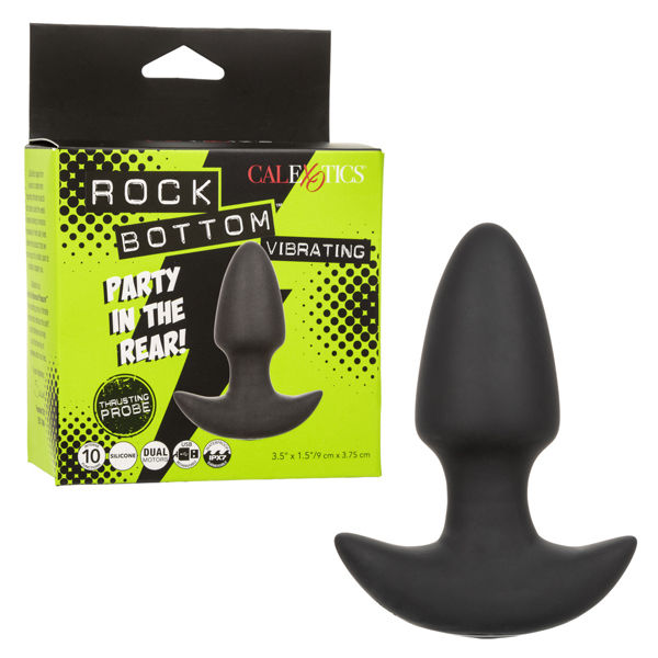 Rock Bottom Thrusting Probe Anal Vibrator – Ergonomic Design Adult Toy > Anal Range > Vibrating Butt Plugs