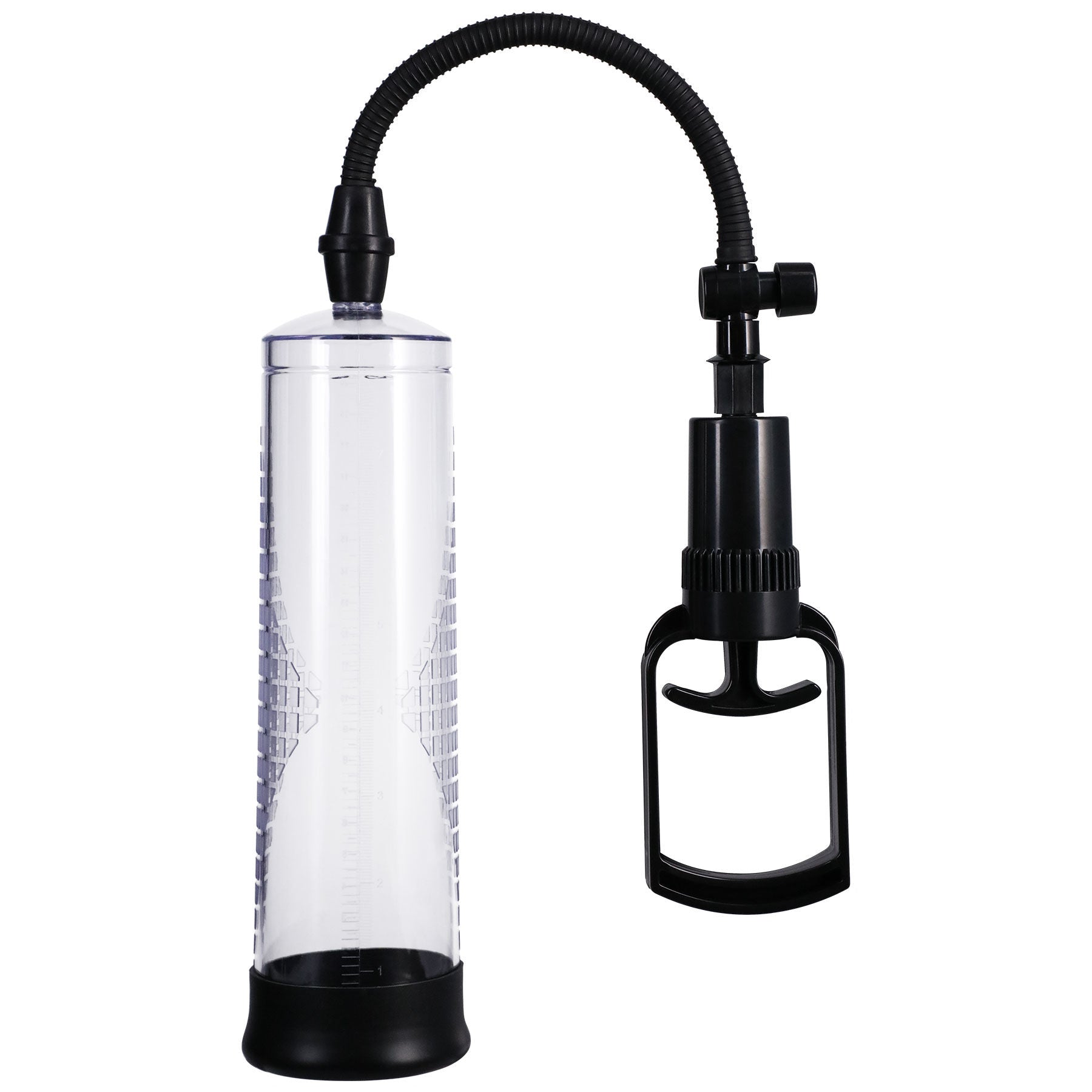 Rock Solid Beginner Penis Pump (Black/Clear) – Slim Penis Pump 22cm Secondary image