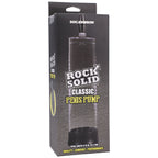 Rock Solid Classic (Black/Clear) – Silicone Sleeve Penis Pump 22cm > Pumps > Penis Pumps